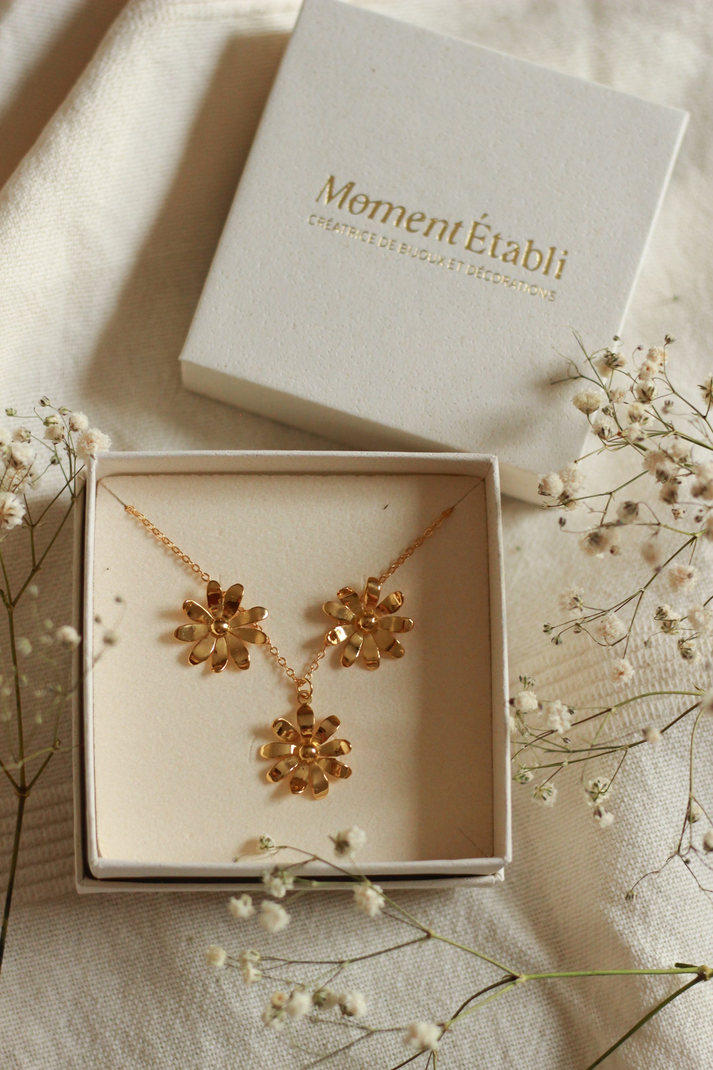 Boucles d'oreilles Bellis