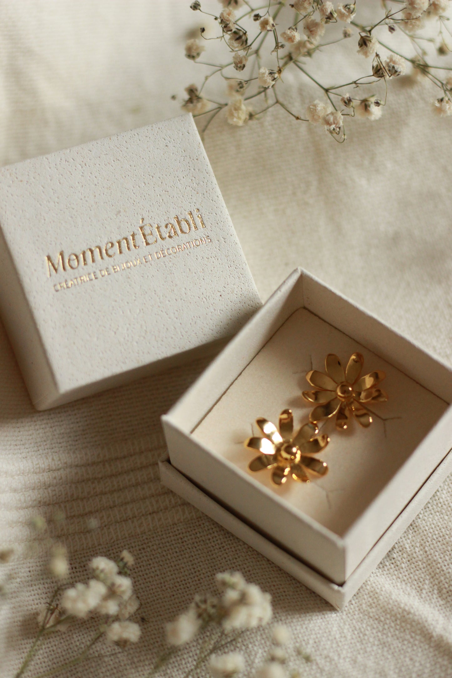 Boucles d'oreilles Bellis