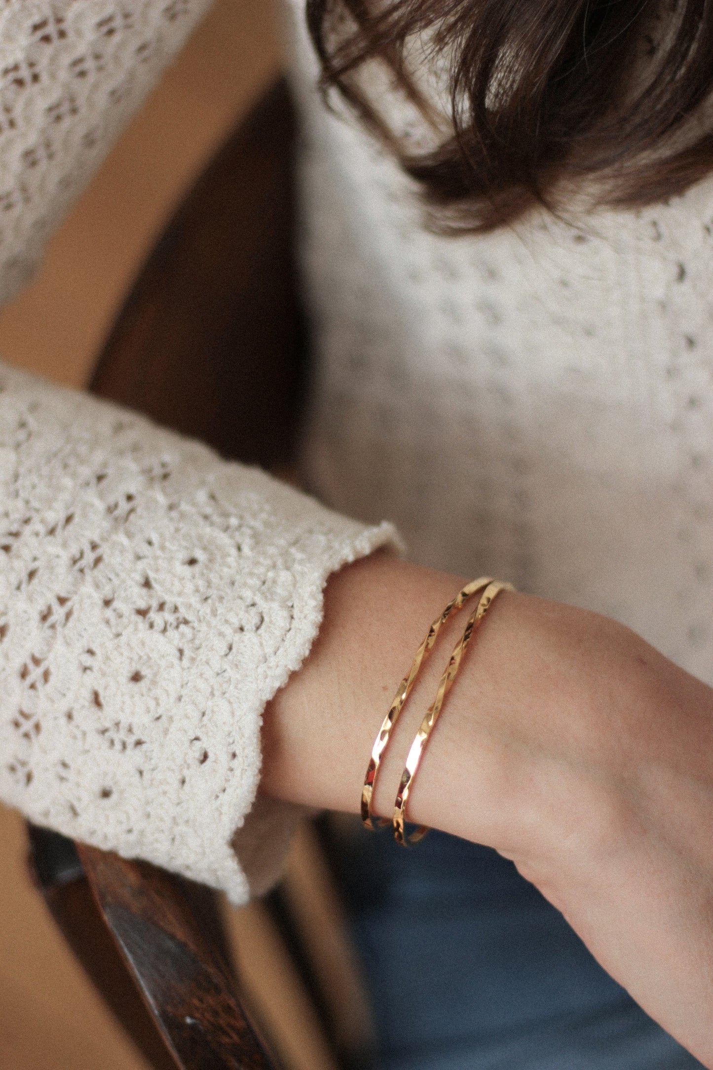 Bracelet jonc Ondine