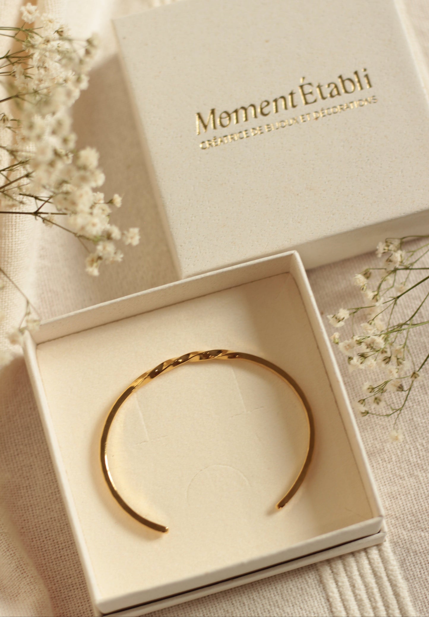 Bracelet jonc Ondine