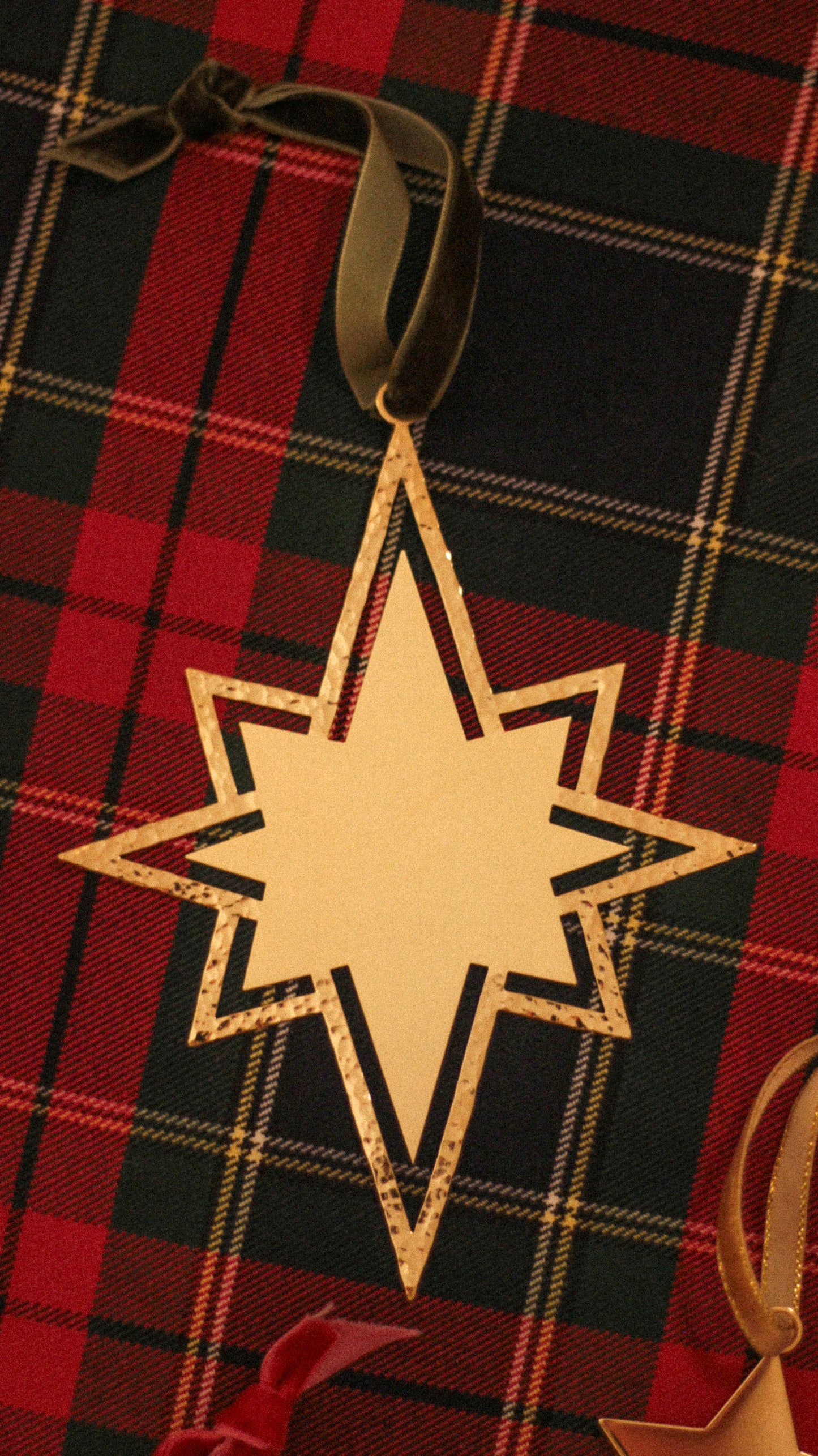 Grande Etoile martelée, décoration artisanale