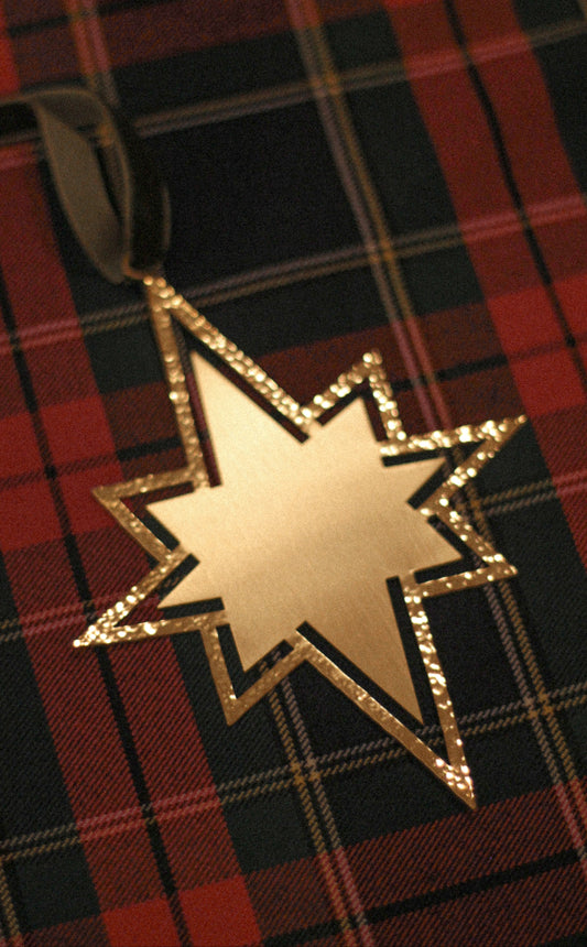 Grande Etoile martelée, décoration artisanale